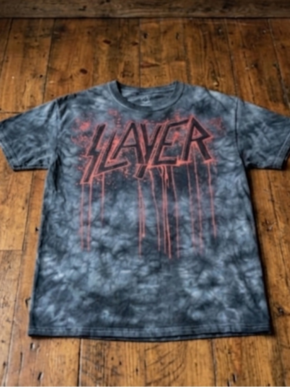 Slayer Tour Shirt Liquid Blue